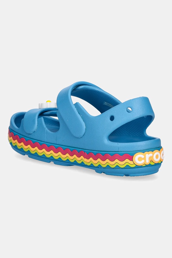 Chłopiec Crocs klapki dziecięce CROCBAND CRUISER RICRAC SANDAL K 211028.CROCS.CROCBAND.C niebieski