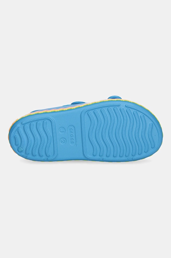 Crocs klapki dziecięce CROCBAND CRUISER RICRAC SANDAL K 211028.CROCS.CROCBAND.C niebieski
