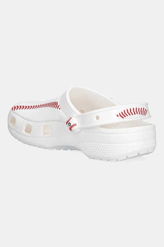 Chłopiec Crocs klapki dziecięce CLASSIC BASEBALL CLOG KIDS 211259.CROCS.CLASSIC.BA biały