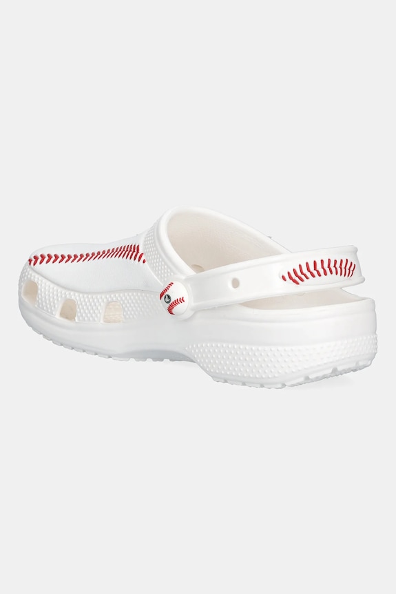 Chłopiec Crocs klapki dziecięce CLASSIC BASEBALL CLOG KIDS 211259.CROCS.CLASSIC.BA biały