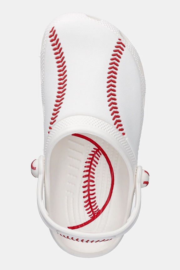 Crocs klapki dziecięce CLASSIC BASEBALL CLOG KIDS biały 211259.CROCS.CLASSIC.BA