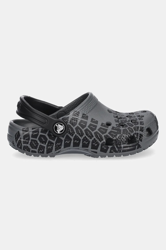Παιδικές παντόφλες Crocs CLASSIC TIRE PRINT CLOG KIDS 211261.CROCS.CLASSIC.TI γκρί SS25