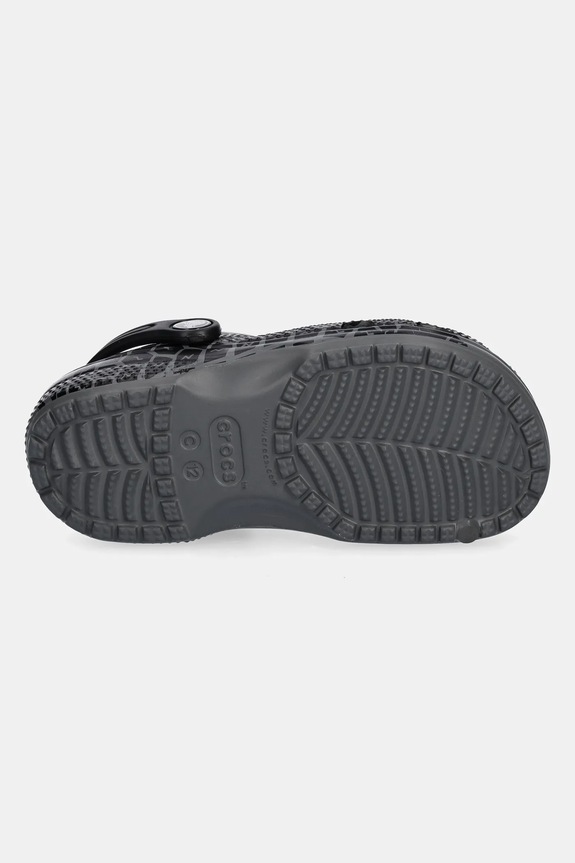 Παιδικές παντόφλες Crocs CLASSIC TIRE PRINT CLOG KIDS 211261.CROCS.CLASSIC.TI γκρί