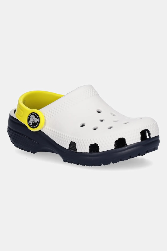 Detské šľapky Crocs CLASSIC RETRO SPORT CLOG T biela 211265.CROCS.CLASSIC.RE