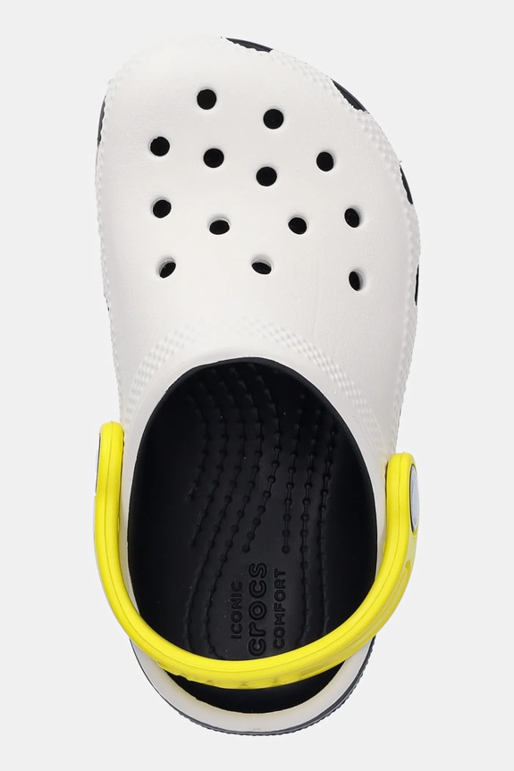 Detské šľapky Crocs CLASSIC RETRO SPORT CLOG T biela 211265.CROCS.CLASSIC.RE