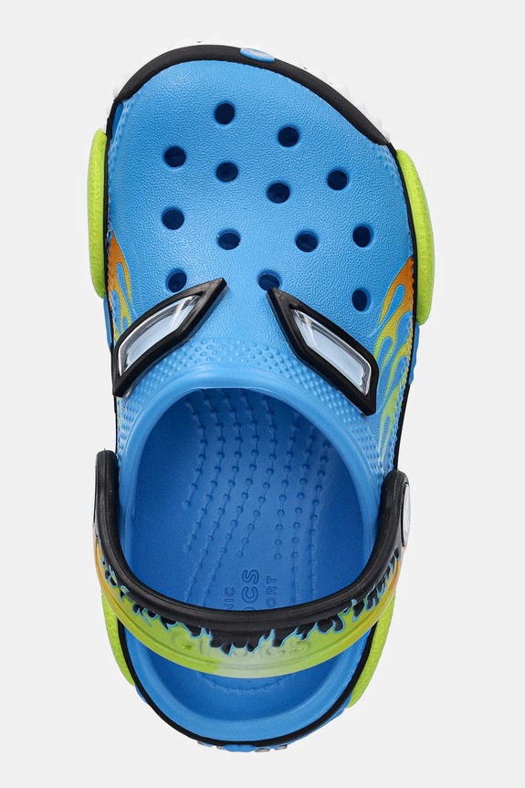 Дитячі шльопанці Crocs CLASSIC IAM MONSTER TRUCK CLOG T блакитний 211305.CROCS.CLASSIC.IA
