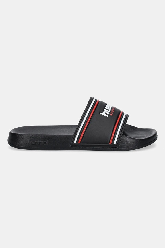 Hummel ciabatte slide da uomo 228340 nero SS25
