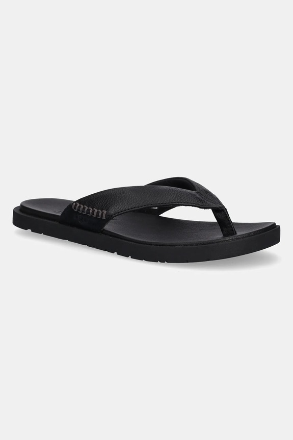 UGG japonki skórzane Seaside II Flip czarny 1166610.BLK