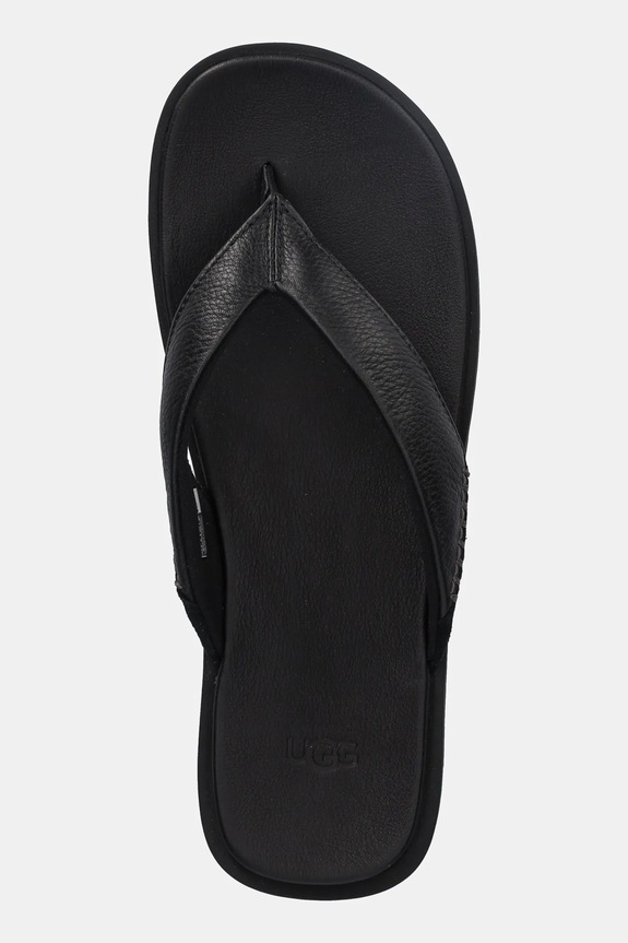UGG japonki skórzane Seaside II Flip czarny 1166610.BLK