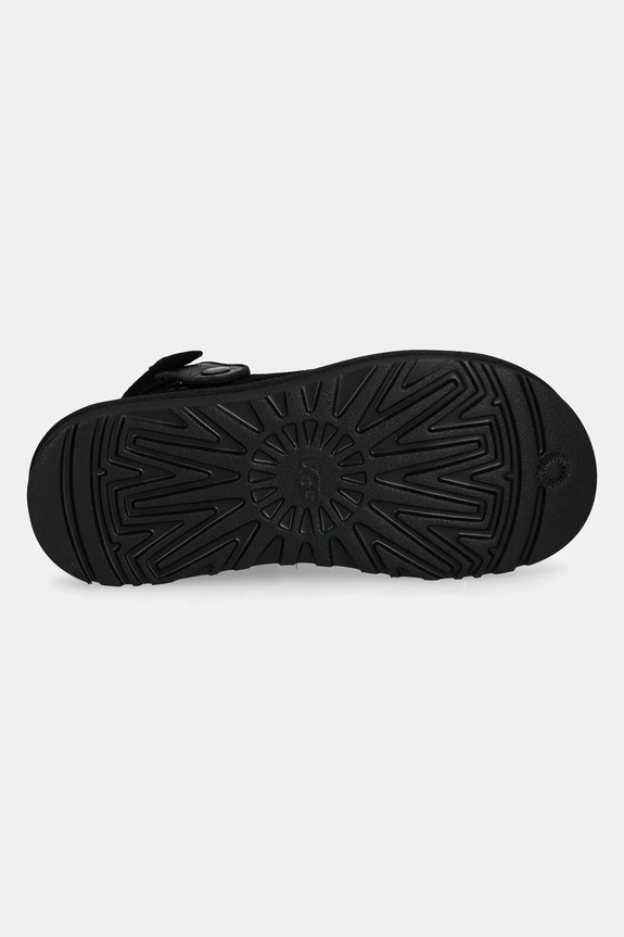 Semišové šľapky UGG Goldencoast Clog II 1166915.BLK čierna