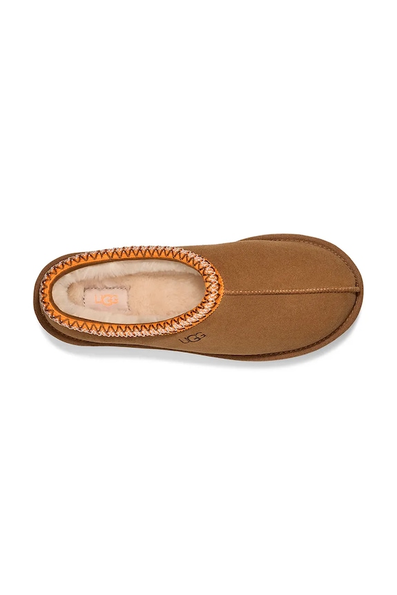 UGG kapcie zamszowe Tasman 5950.CRGH brązowy