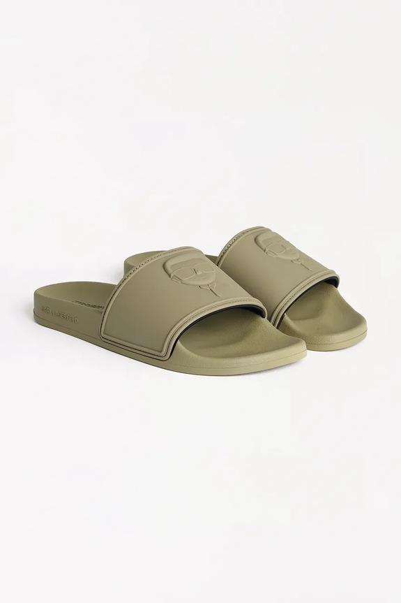 Karl Lagerfeld papucs KONDO KL70009A.VKK zöld SS25