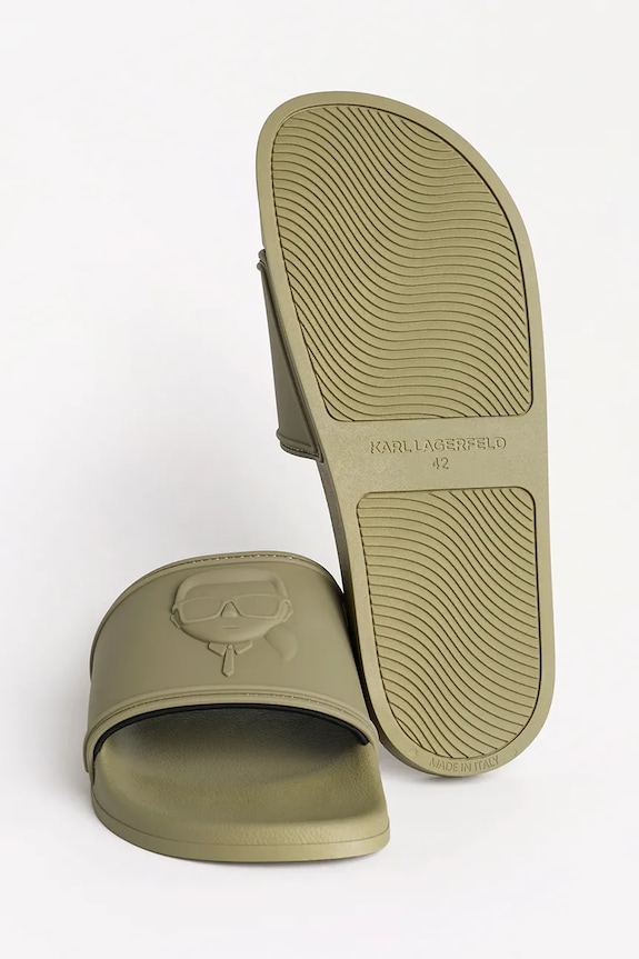 Karl Lagerfeld papucs KONDO KL70009A.VKK zöld