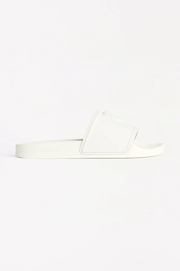 Karl Lagerfeld papuci KONDO alb KL70009A.VT1