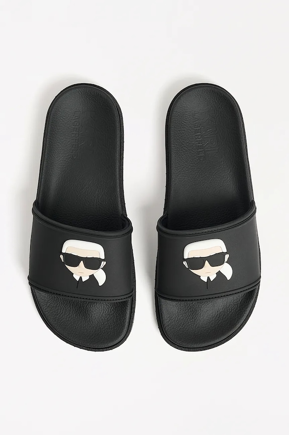 Karl Lagerfeld papuci KONDO TRED negru KL70905.V00