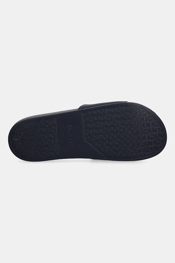 Calvin Klein papucs POOL SLIDE W/ CK SQUARE HM0HM01754 sötétkék