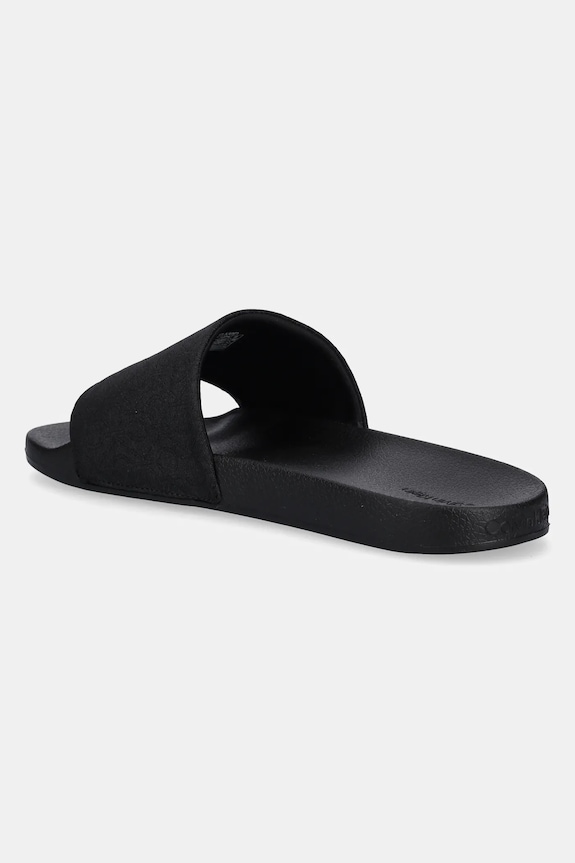 Παπούτσια Παντόφλες Calvin Klein POOL SLIDE JAQ MONO HM0HM01762 μαύρο