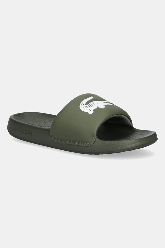 Lacoste papucs SERVE SLIDE 1.0 zöld 49CMA0021