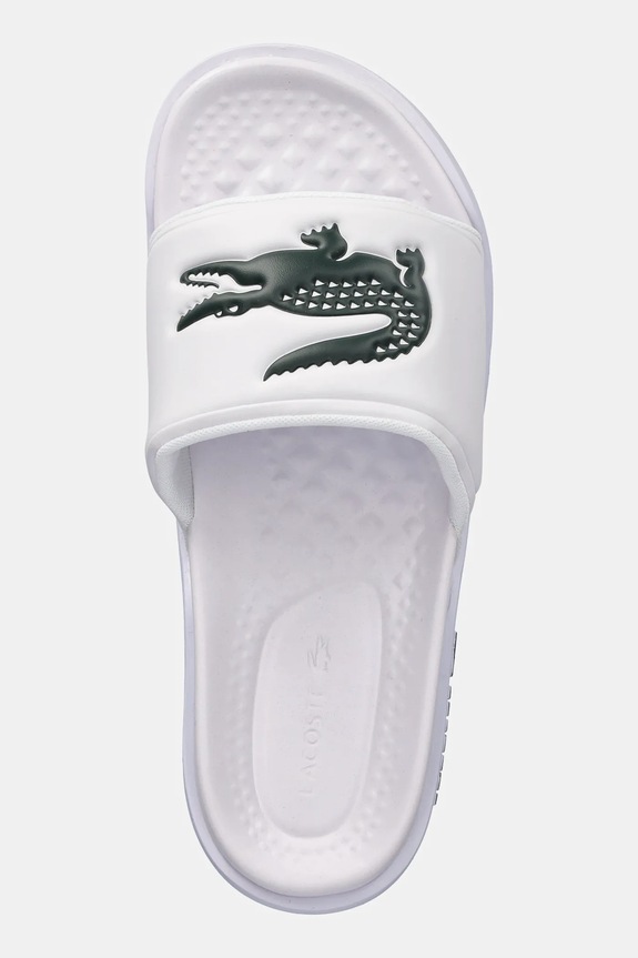Lacoste papucs SERVE SLIDE DUAL fehér 49CMA0038