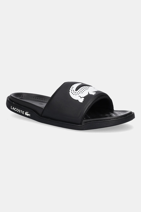 Lacoste papuci SERVE SLIDE DUAL negru 49CMA0038