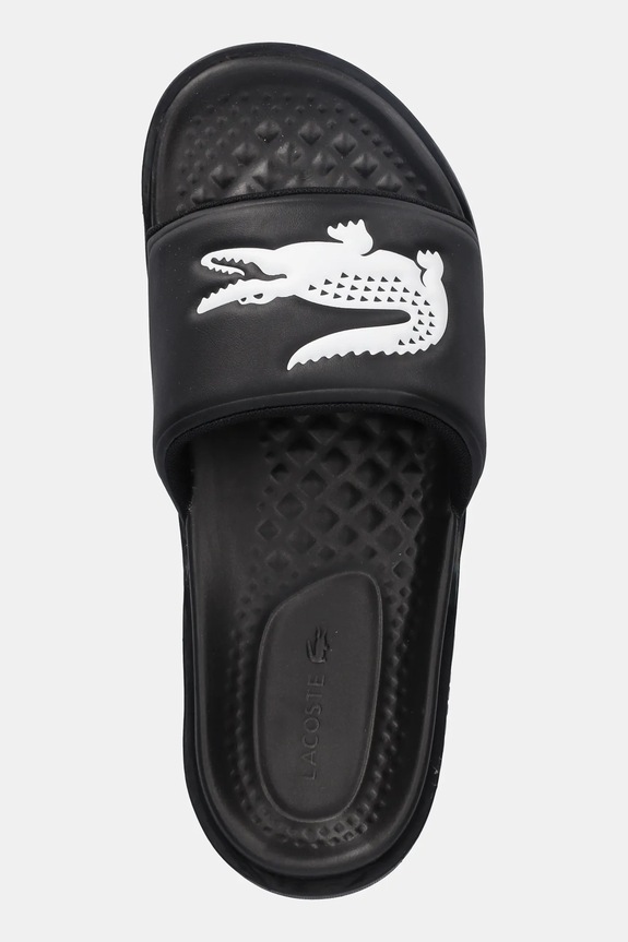 Lacoste papuci SERVE SLIDE DUAL negru 49CMA0038