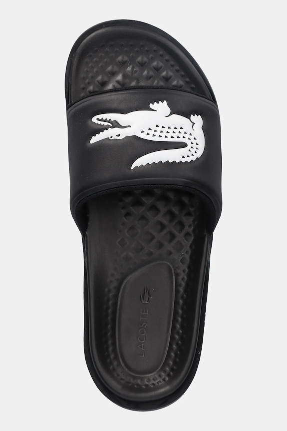 Lacoste papuci SERVE SLIDE DUAL negru 49CMA0038