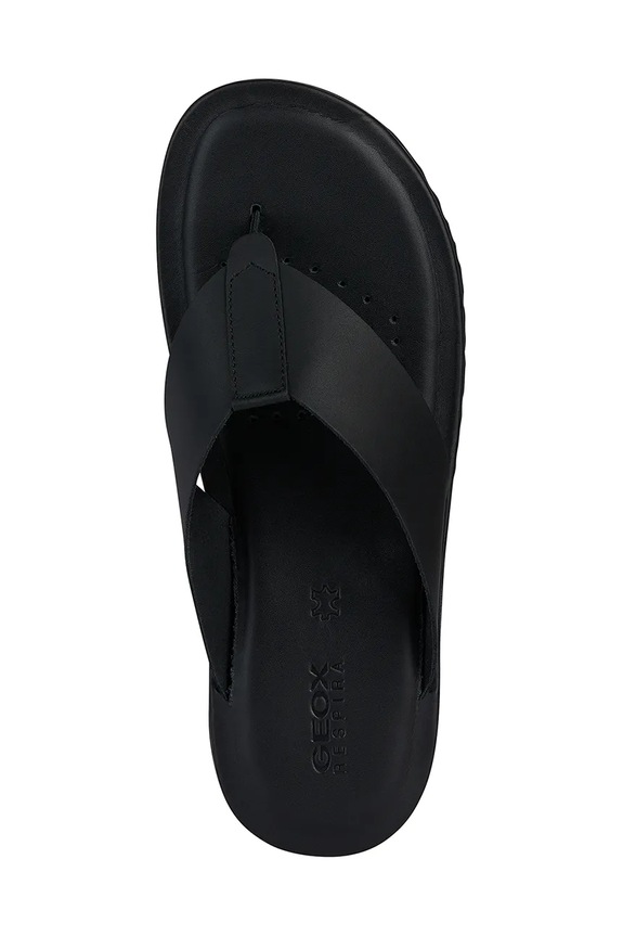 Geox infradito in pelle U ERICE U45GUC.00043.C9999 nero