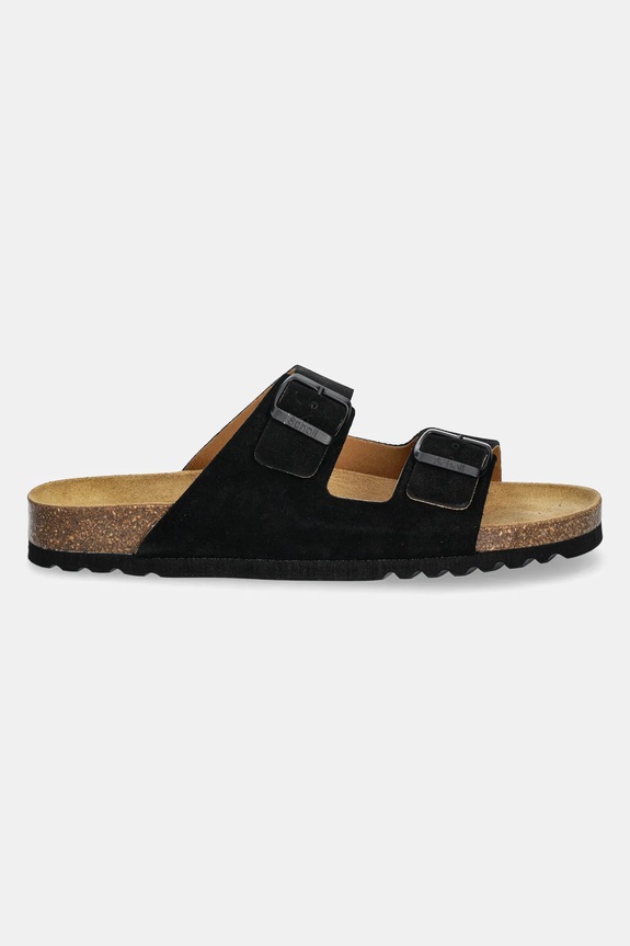 Semišové pantofle Scholl JULIEN F300741004 černá SS25