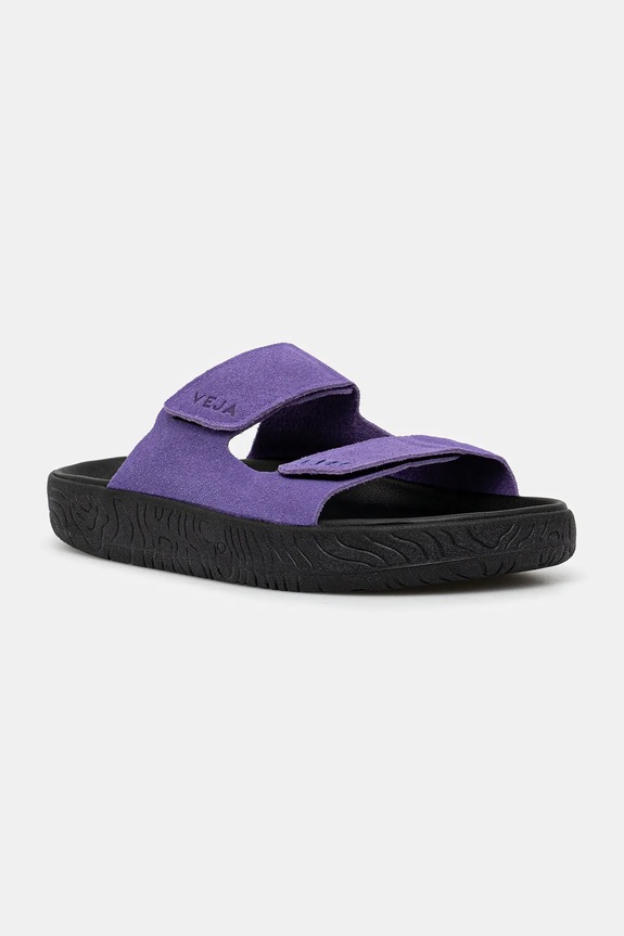 Veja papucs velúrból Etna Planet friendly lila SA3220677B