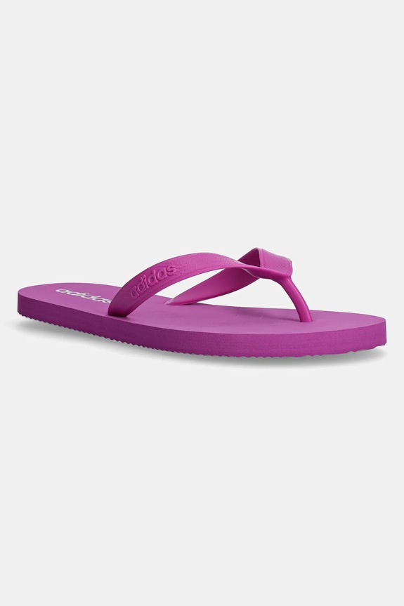 Šľapky adidas Keitaki Alpha plochý fialová JR1153