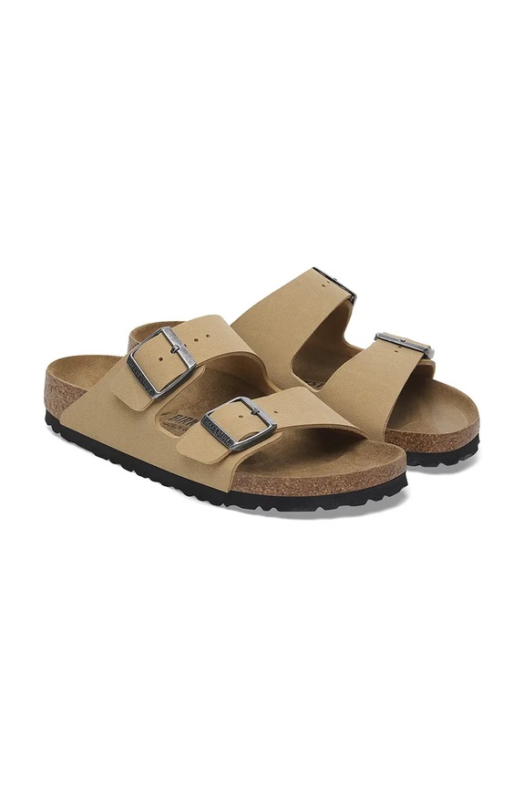 Παντόφλες Birkenstock Arizona Birkibuc μπεζ 1029151