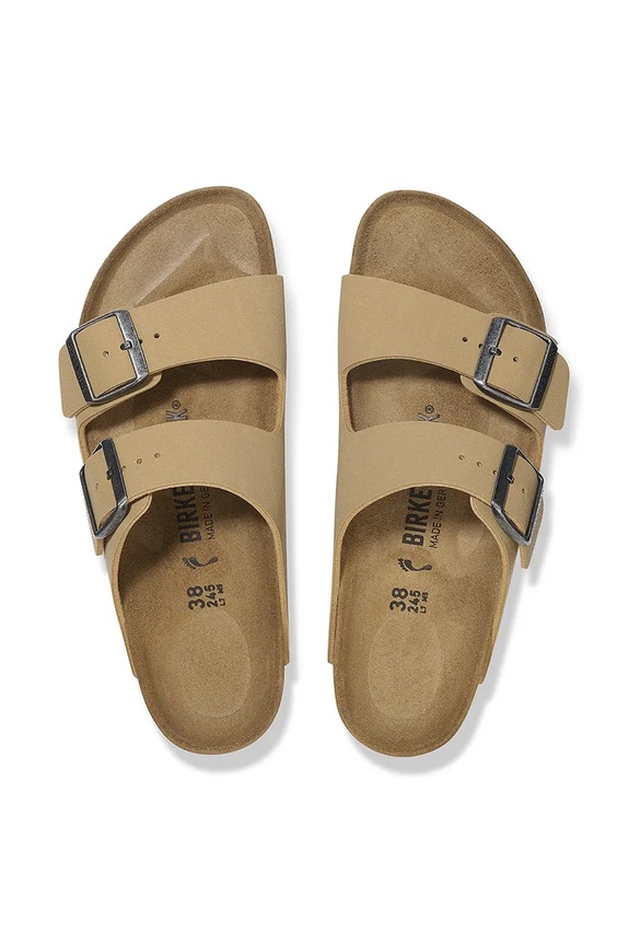 Birkenstock klapki Arizona Birkibuc 1029170 beżowy