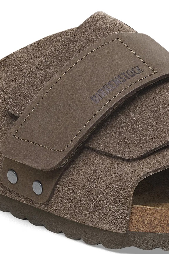 Взуття Шкіряні шльопанці Birkenstock Kyoto 1029138 зелений