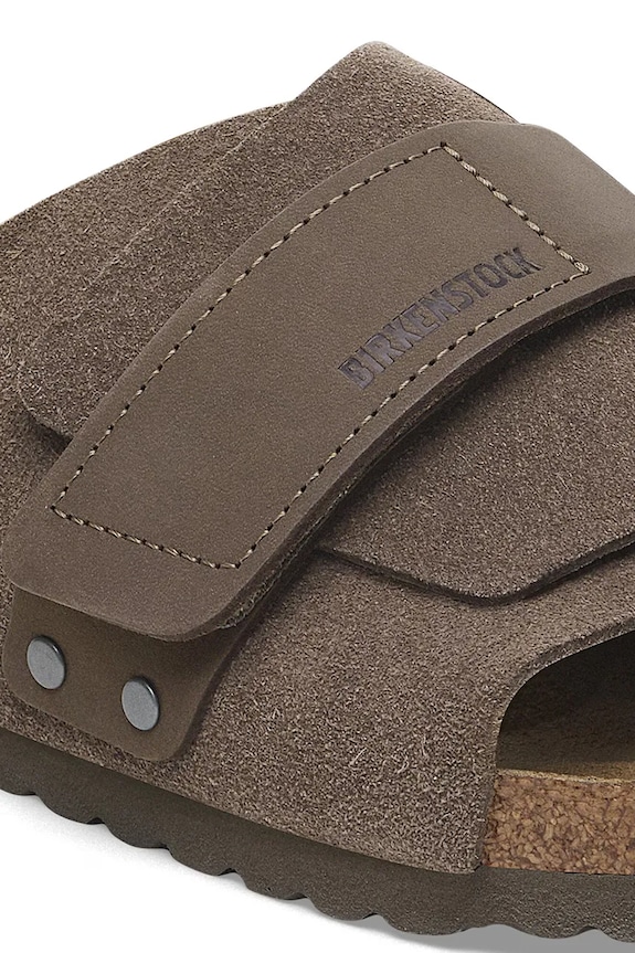 Взуття Шкіряні шльопанці Birkenstock Kyoto 1029138 зелений
