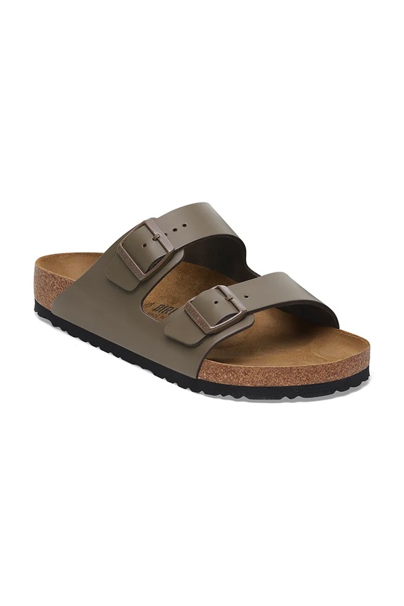 Birkenstock leather sliders Arizona 1029153 green SS26