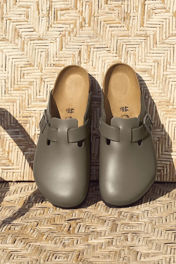 Birkenstock klapki skórzane Boston 1029079