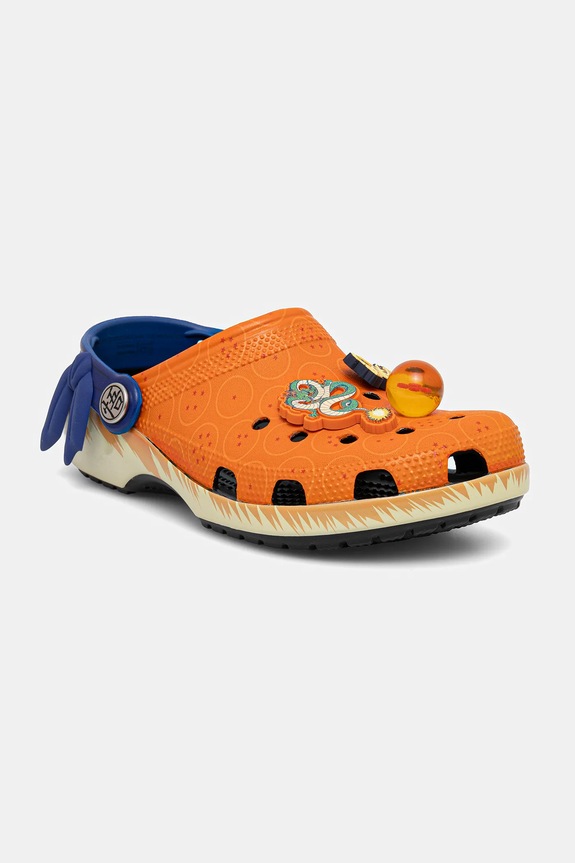 Crocs klapki Classic Dragon Ball Z Clog syntetyczny pomarańczowy 210826.90H