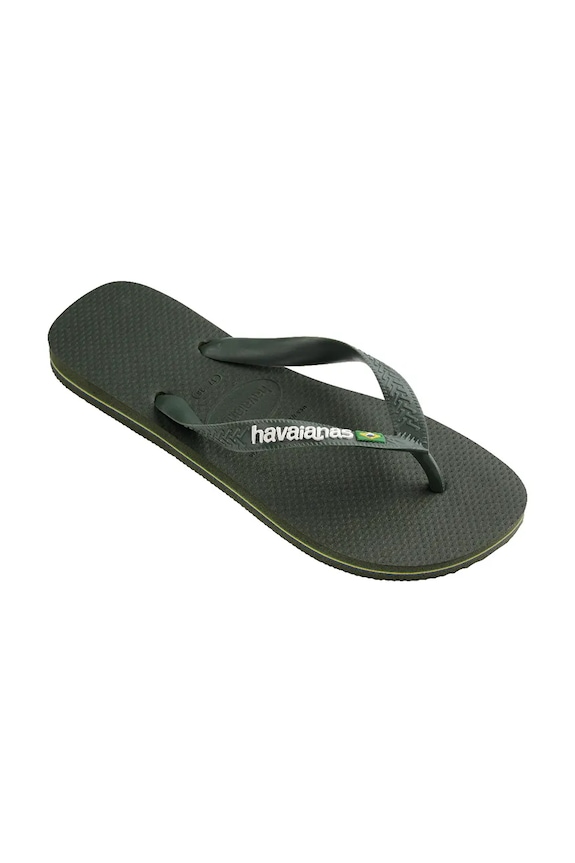 Boty Pantofle Havaianas BRASIL LOGO 4110850.5983 zelená