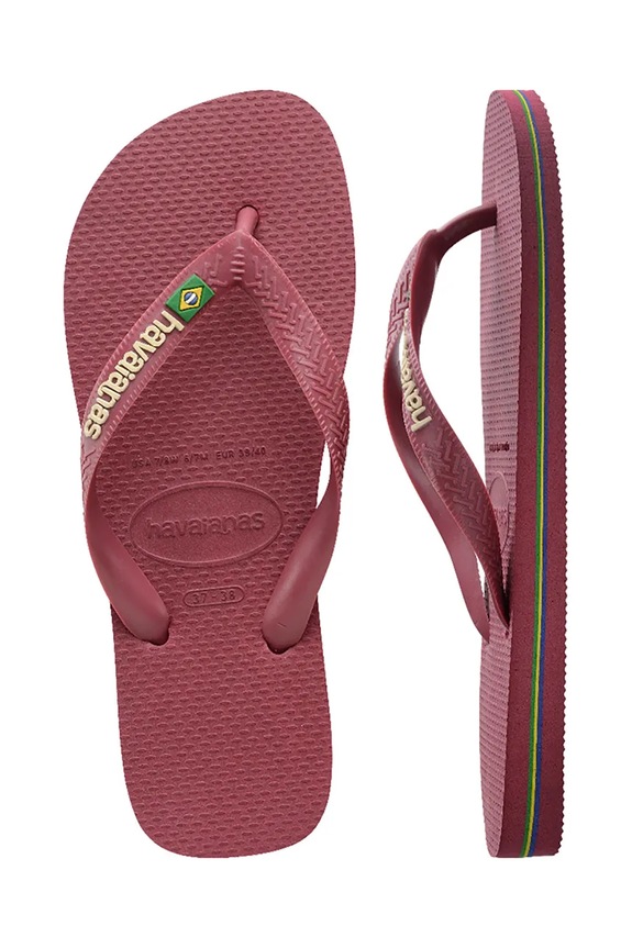 Σαγιονάρες Havaianas BRASIL LOGO 4110850.9339 μπορντό