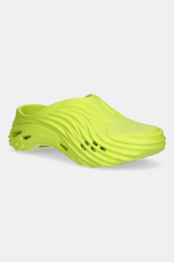 Crocs papuci Echo Wave Clog sintetic verde 210521.3TX