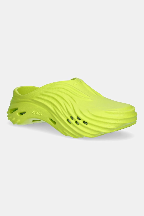 Crocs papuci Echo Wave Clog sintetic verde 210521.3TX