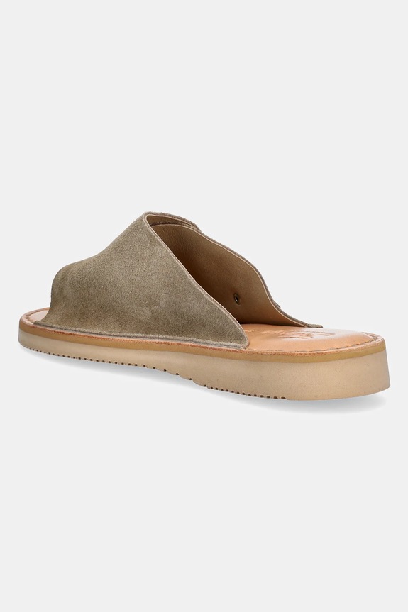 Boty Kožené pantofle Fracap Sandals D110 béžová