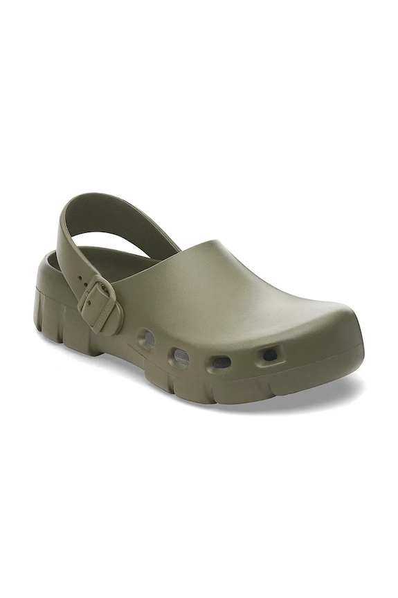 Boty Pantofle Birkenstock Birki-Flow EVA 1028741 zelená