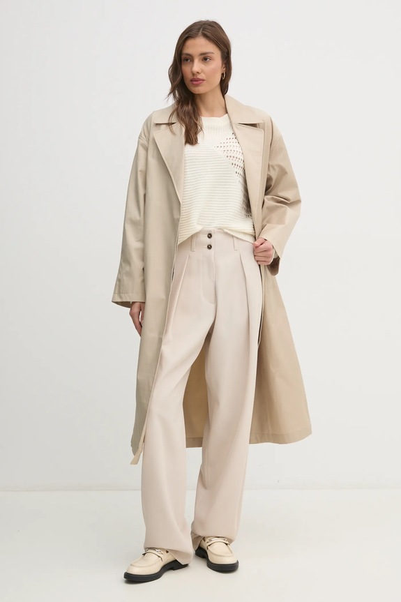 Calvin Klein trencz 00040WL546 beżowy SS25
