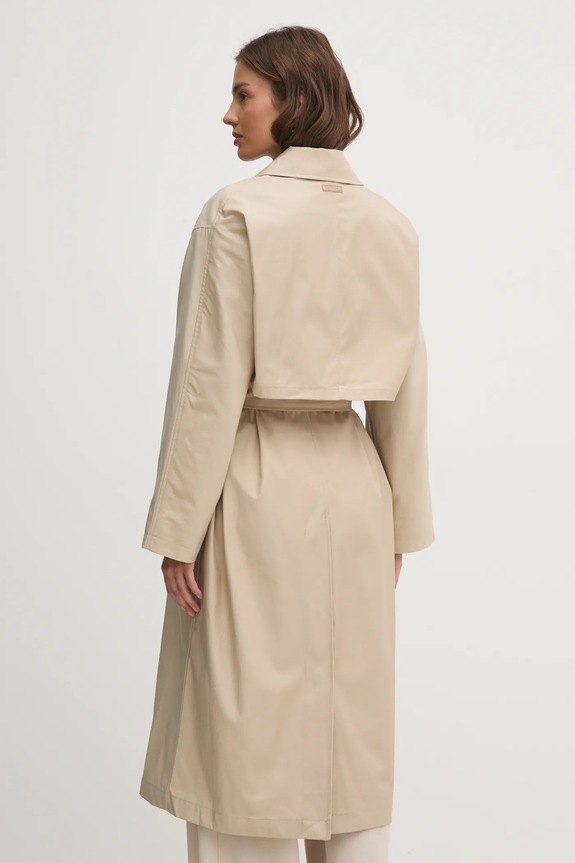 Odzież Calvin Klein trencz 00040WL546 beżowy
