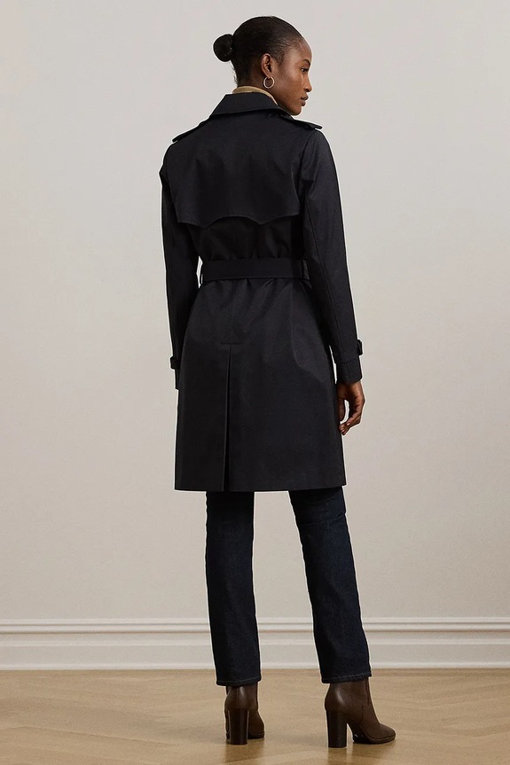 Тренч Lauren Ralph Lauren 297967122 темно-синій SS26