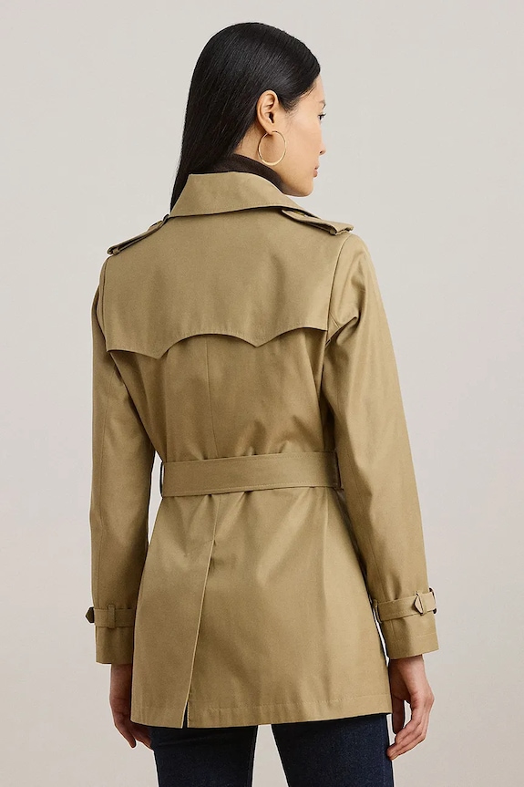 Lauren Ralph Lauren płaszcz 297967126 beżowy SS26