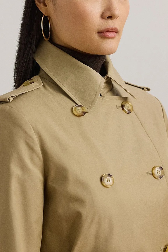 Lauren Ralph Lauren płaszcz beżowy 297967126