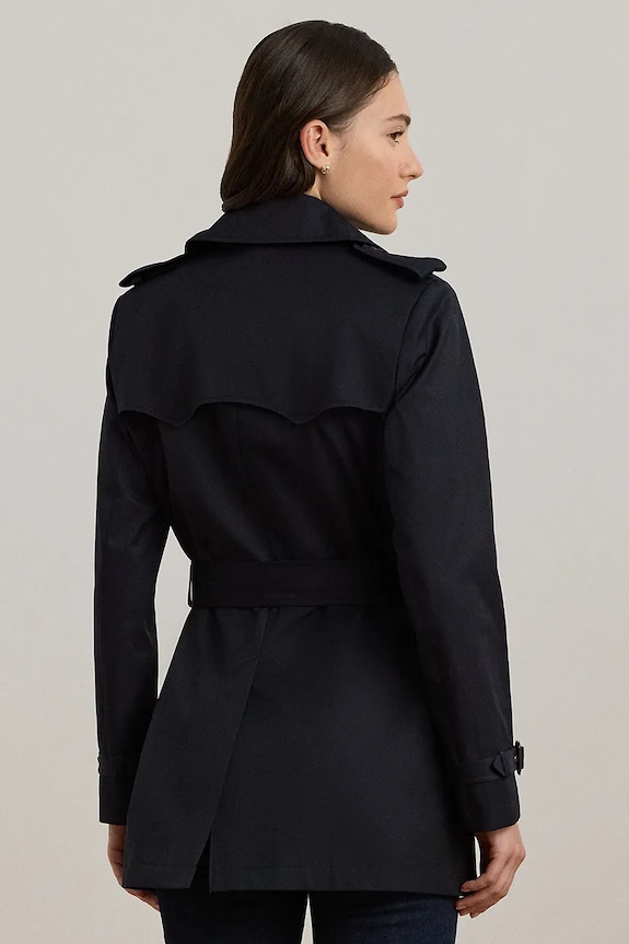 Lauren Ralph Lauren płaszcz 297967126 granatowy SS26