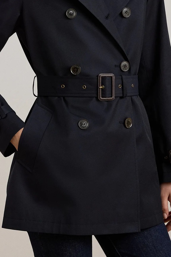 Lauren Ralph Lauren płaszcz 297967126 granatowy
